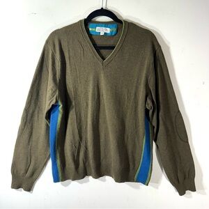 Vintage Stefanel Wool Blend V Neck Sweater